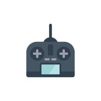 Remote control with antenna for drones or quadcopters vector