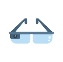 Modern smart glasses using augmented reality technology vector