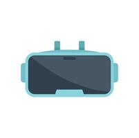 Modern vr glasses creating virtual reality experience vector