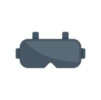 Vr glasses representing virtual reality experience and simulation vector