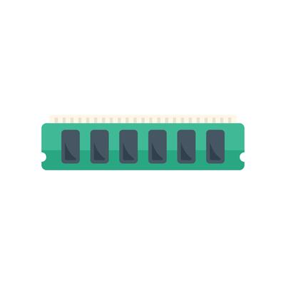 Green ram memory card for laptop computer hardware