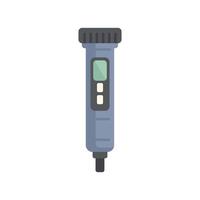Digital tds meter is showing water quality test result vector
