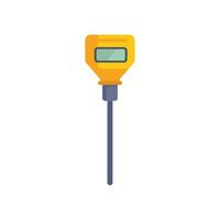 Electronic soil meter measuring soil parameters vector