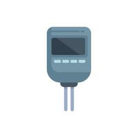 Digital soil meter measuring soil condition for agriculture vector