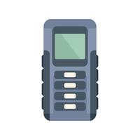 Portable radio device showing blank screen for communication vector