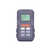 Rugged mobile phone displaying user interface on screen vector