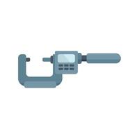 Digital caliper measuring tool showing accurate measurement vector