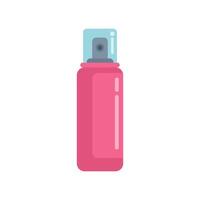 Pink spray bottle for cosmetics or household chemicals vector