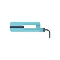 Hair straightener icon in flat style isolated on white background. Hairdresser symbol vector illustration