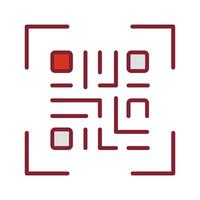 QR Code Generator Icon Design vector