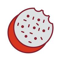 Baking Cookies Icon Design vector
