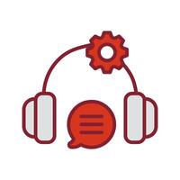Technical Support Icon Design vector