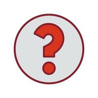 Help Button Icon Design vector