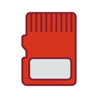 Memory Cards Icon Design vector