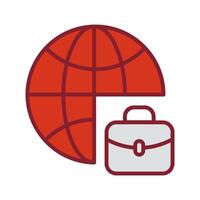 International Job Icon Design vector