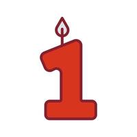 Age Number Icon Design vector