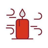 Blowing Candles Icon Design vector