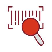 Barcode Database Icon Design vector