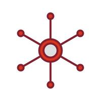 Network Icon Design vector