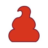 Pile of Poo Icon Design vector