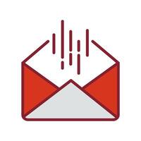 Mail Sorting Icon Design vector