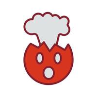 Exploding Head Icon Design vector