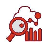 Workforce Analytics Icon Design vector
