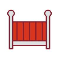 Nursery Cots Icon Design vector