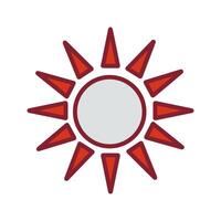 Sun Icon Design vector