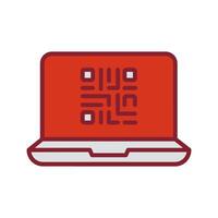QR Code Scanner App Icon Design vector