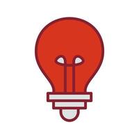 Light Bulb Icon Design vector