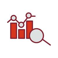 Data Analytics Icon Design vector
