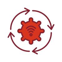 Automated Process Icon Design vector