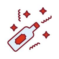Wine Celebration Icon Design vector