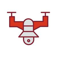 Drone Photography Icon Design vector