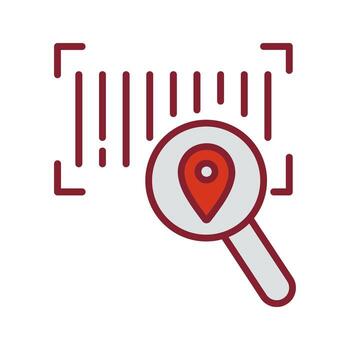 código de barras rastreo icono diseño vector