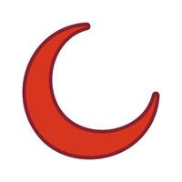 Moon Icon Design vector