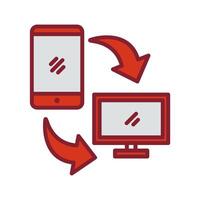 Synchronization Icon Design vector