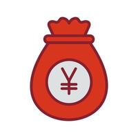 Yen Icon Design vector