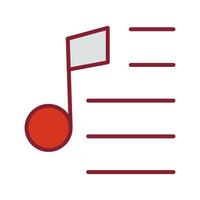 Party Playlist Icon Design vector