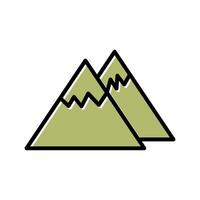 Mountain Icon Design vector