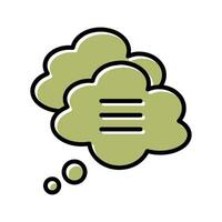 Message Bubble Icon Design vector