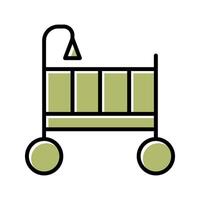 Nursery Decor Icon Design vector