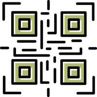 QR Code Reader Icon Design vector