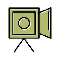 Camera Crew Icon Design vector