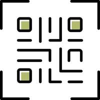 QR Code Generator Icon Design vector
