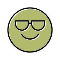 6 - Smiling Face with Sunglasse.eps vector