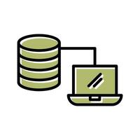 Big Data Icon Design vector
