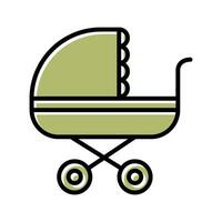 Stroller Time Icon Design vector
