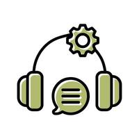 Technical Support Icon Design vector